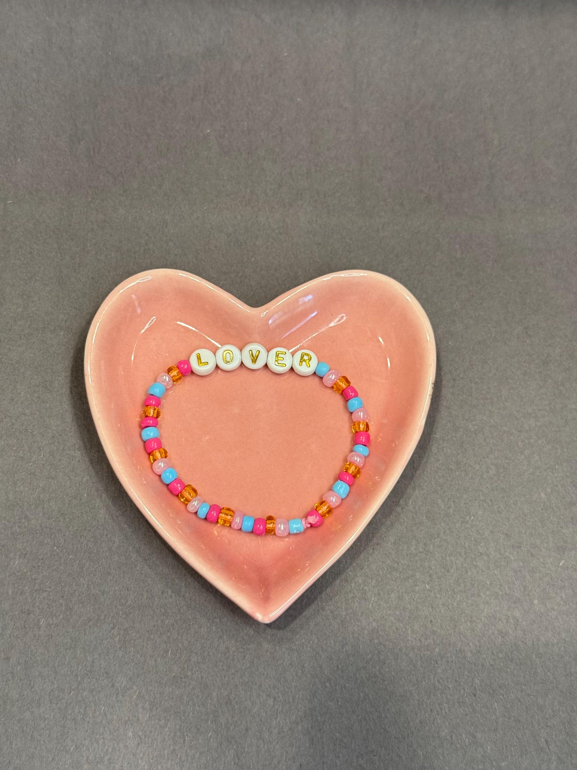 Taylor Swift lover beaded bracelet